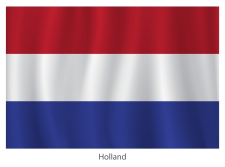 Holland  flagのイラスト素材
