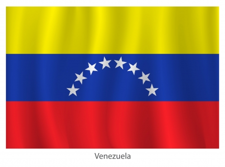 Venezuela flagのイラスト素材