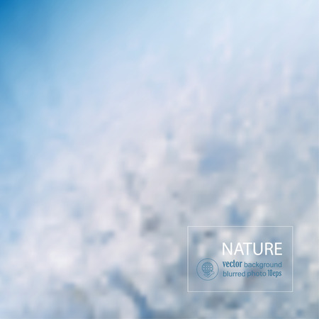 Water blurred photo background. Vector illustrationのイラスト素材