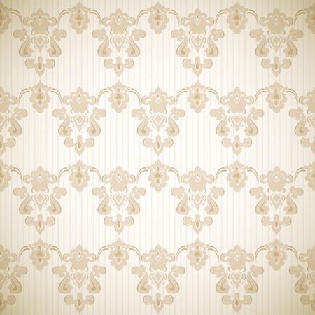 Luxury ornamental floral wallpaperのイラスト素材