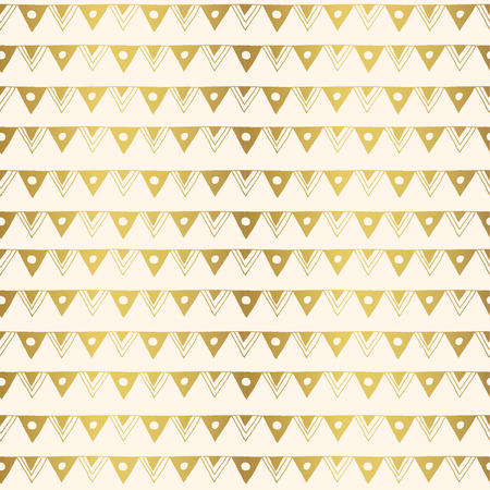 Geometric hand drawn ornament triangle. Modern stylish texture. Gold linear braids. Trendy gold textureの写真素材