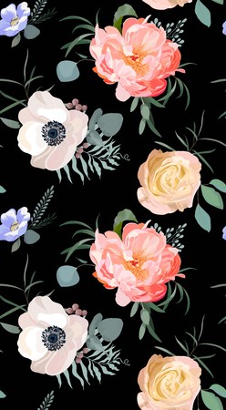 Floral patternのイラスト素材