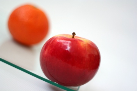 Artistic compositions of fruit の写真素材