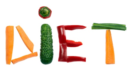 Fresh vegetables, diet conceptの写真素材