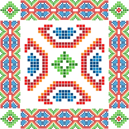 Ethnic abstract ornamentのイラスト素材