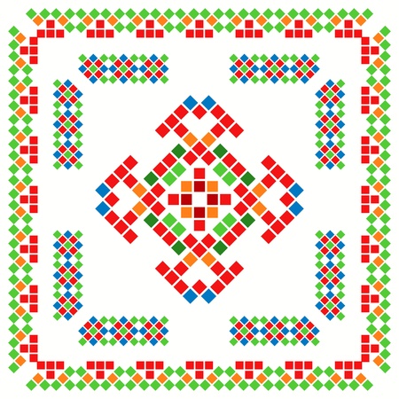 Ethnical abstract ornamentのイラスト素材