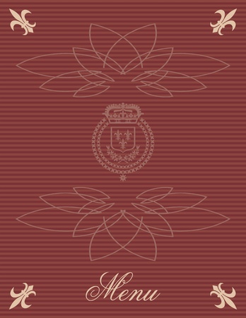 Menu cover designのイラスト素材