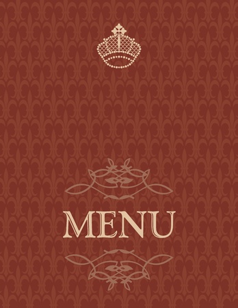 Menu cover designのイラスト素材