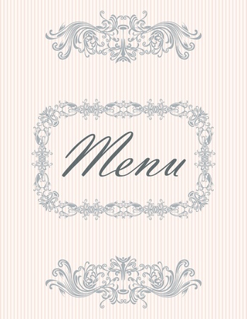 Menu title designのイラスト素材