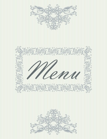 Menu title designのイラスト素材