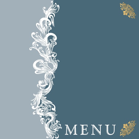 Menu cover designのイラスト素材