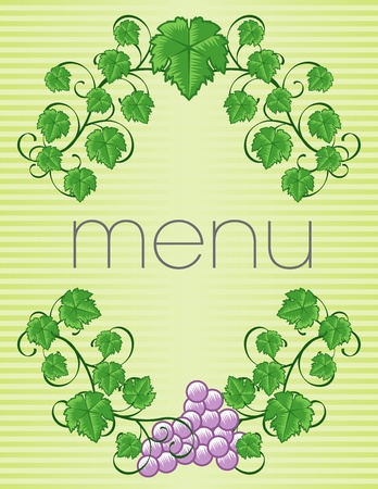 Menu cover designのイラスト素材