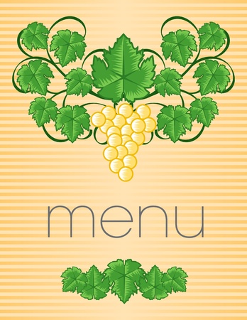 Menu cover designのイラスト素材