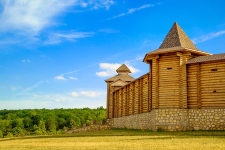 It is constructed on a medieval sample presentlyのeditorial素材