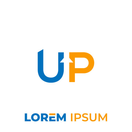 Modern Creative Clean and Professional Up Logo Design for your Businessのイラスト素材