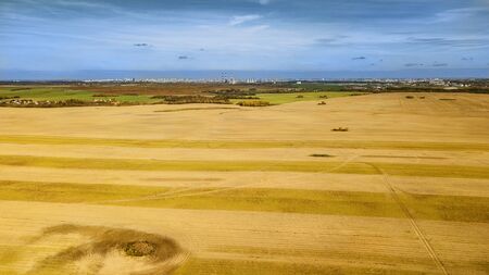 View from the hill to the river Don in the autumnの写真素材