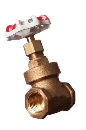 Isolated Tap Adapter, Studio Shooting, White Backgroundの写真素材