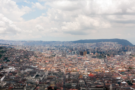 The Historic Center Of Quito, Ecuador, South Americaの写真素材