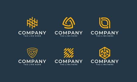 Inspirational modern logo that contain 9 modern design concept