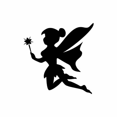 Modern inspirational fairy logo design that suit to be placed everywhereのイラスト素材