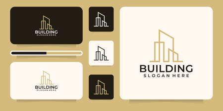 Set of building architecture icon setのイラスト素材