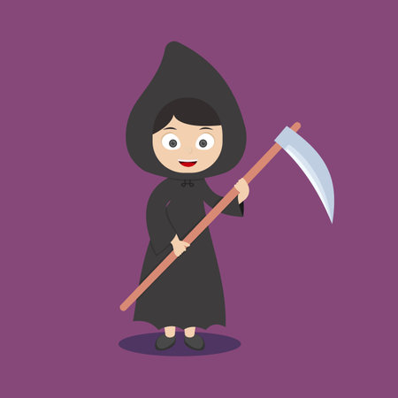 Illustration vector graphic of helloween character. Perfect of celebration helloween day.のイラスト素材