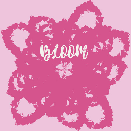Sping blossom. Add your quote and shine!のイラスト素材