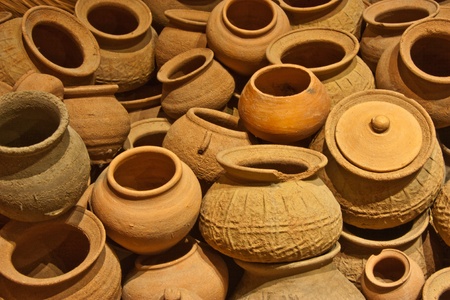 Ancient, antique, pottery, art, bowls, ethnic, ethnology, heritage, historyのeditorial素材