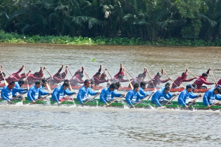 Long as water sports, boat races are held annually. In the province of Chachoengsao. An annual event...