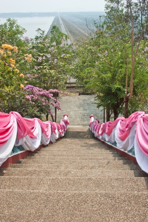 Scenic river  A beautiful picture  Ideal for relaxation As a tourist attraction  The center of the popular Leisure in the evening or at night, unusual perspectives The ceremony is a place to relaxの写真素材