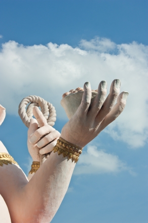 Ganesh is a Hindu god  A widely respected in many countries  Came in long ago and continue to respect each other の写真素材