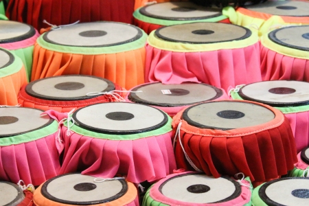 Drum is a musical instrument that sounds practical. Be attributed to any other type of instrument. Mix together a great musical.の写真素材