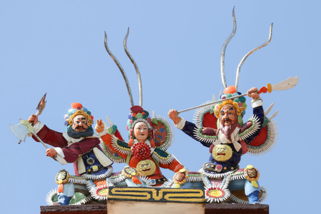 Dragons are ancient animals As mascot A legend in Religion Preferred to decorate their places of worship in the holy place.の写真素材