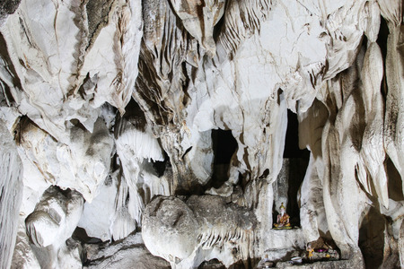 Cave as a tourist attraction that occurs naturally. Wonders The beauty of stone is caused by the bite of a rake. As a tourist attractionの写真素材