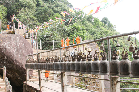 The bell is a symbol of religious faith is used to tell the time. Another beep and plenty. Large and small needsのeditorial素材