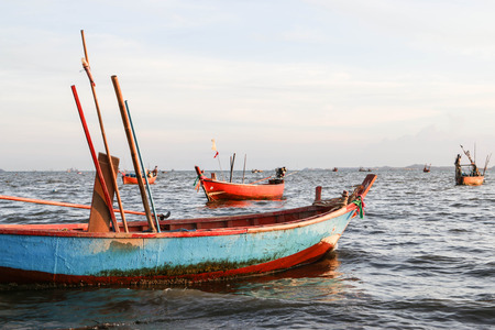 Fishing is a fishing expert. Out fishing for subsistence and for sale. A simple life Often seen by the sea in many countries.の写真素材