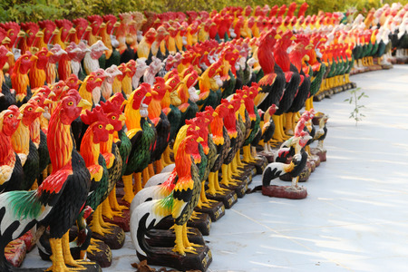 Chicken statue is a statue that is unique and beautiful items for sale. Economic well as within the familyの写真素材