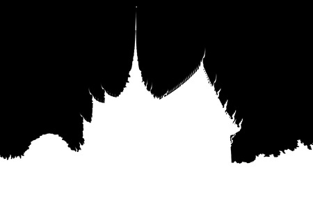 Temple, temple or monastery is a Buddhist monastery in Thailand, Cambodia and Laos as that of a monk. And of worship of Buddhists The temple is a Buddhist templeの写真素材