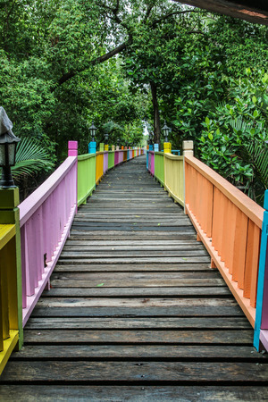 The bridge is a structure that connects the side for over a river valley in road, railway and water. The height of the bridge designの写真素材