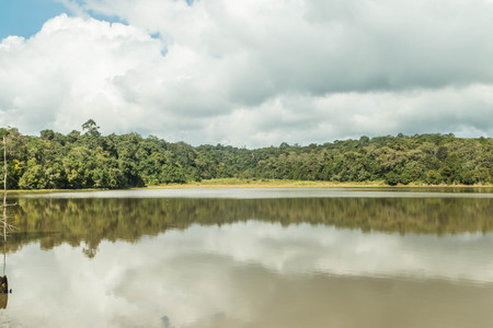 River is a large natural water. Is common in scientific terms means a natural stream waters. Including small currentsの写真素材