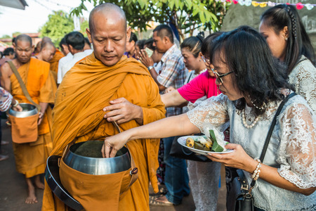 The monks are traditionally Buddhists should follow. It is a strength to the monks. Had the opportunity to conduct studies on meditation discipline. And teach the peopleのeditorial素材