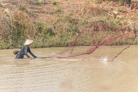 Fisheries or fisheries management means of human to catch fish or other aquatic animals.の写真素材