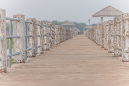The bridge is a structure that connects the side for over a river valley in road, railway and water.の写真素材