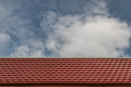 Roof top of a house or building components. To sun and rain with colorful shapes or flat roof ... roof SLAB. I can use the roof decの写真素材