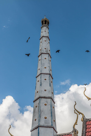 Temple, temple or monastery is a Buddhist monastery in Thailand, Cambodia and Laos as that of a monk. And of worship of Buddhists The temple is a Buddhist templeの写真素材