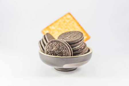 Dessert that came from the combination of two words, then the rice is a dish of milk rice on the understanding that it is rice mixed with molasses sugar by the word's meaning sweet.の写真素材