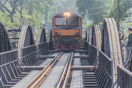 The bridge is a structure that connects the side for over a river valley in road, railway and water. The height of the bridge designのeditorial素材