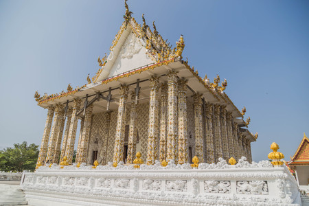 Temple, temple or monastery is a Buddhist monastery in Thailand, Cambodia and Laos as that of a monk. And of worship of Buddhists The temple is a Buddhist templeの写真素材