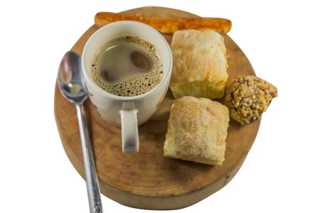 Coffee is a drink made from the seeds of the coffee plant.の写真素材