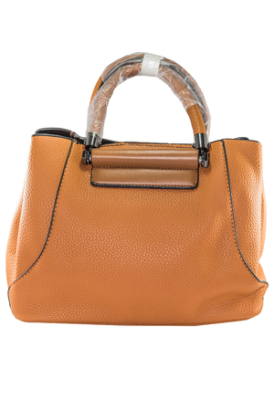 Woman's handbag isolated on white backgroundの写真素材